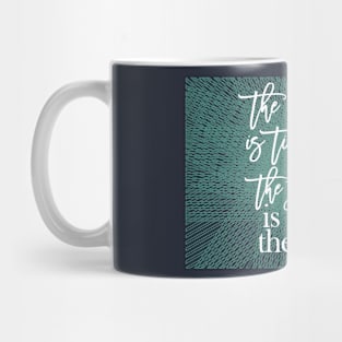 the bad news is time flies Mug